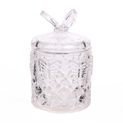 Manufacturers Creative Crystal Glass Ashtray Personality Handmade Mini Crown Glass Candle Holder for Home Decor