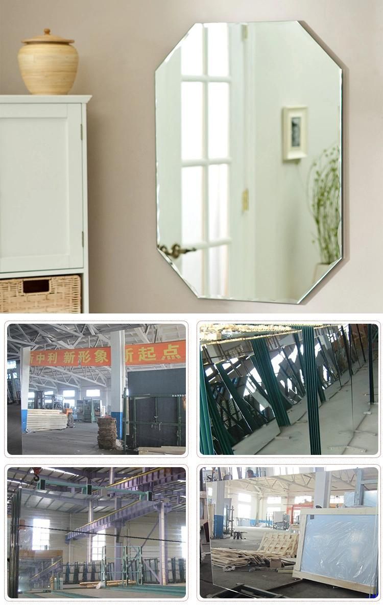 China Waterproof Wall Mounted Long Wavy Shaped Mirror