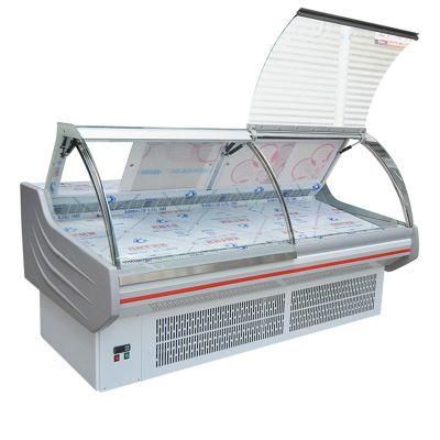 Food Butchery Refrigerated Counter Fridge Meat Case Deli Display Cabinets