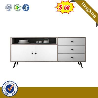 New Designed Home Display TV Cabinet White Living Room Storage Wood Kitchen Cabinet