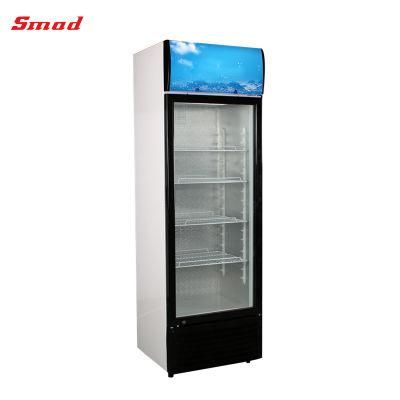 Single Glass Door Refrigerated Beverage Cooler Showcase