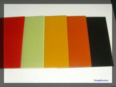 Black White Red Painted Glass Lacquered Glass Back Paint Coated Float Glass Color Painted Glass
