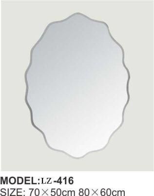 Hot Sale Cheap Price Modern Bathroom Frameless Glass Mirror (LZ-416)