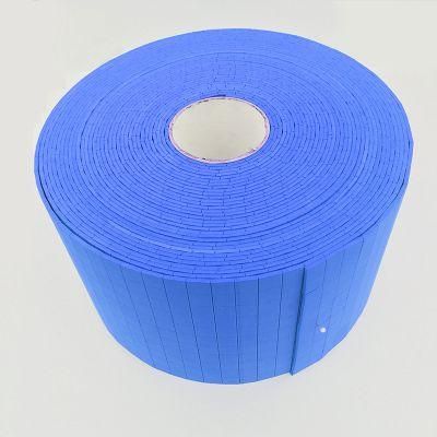 Glass Separator EVA Pads with Blue PVC Rubber Cling Foam for Shipping on Rolls