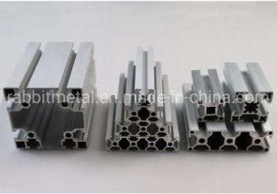Silver Color Anodized Extrude Aluminum Extrusion Awning Rail Track T Slot Profile for Workbench
