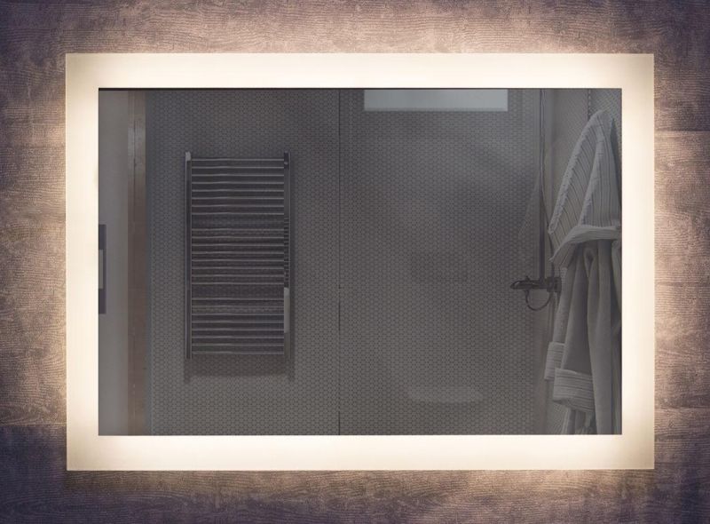 5mm HD Silver cUL/CB Bathroom Makeup Vanity Backlit Mirror with Bluetooth
