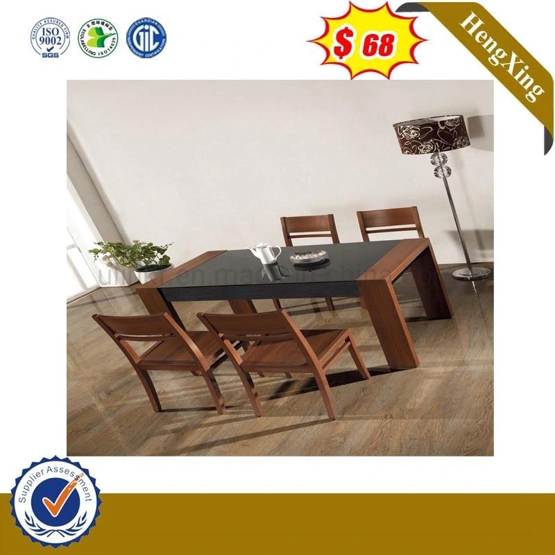 Chinese Factory Wooden Restaurant Living Room Dining Furniture Set Folding Dining Table