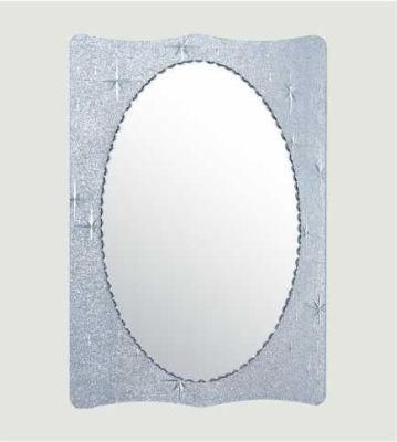 China Strive Oval Frameless Bathroom Glass Mirror Wall Mounted