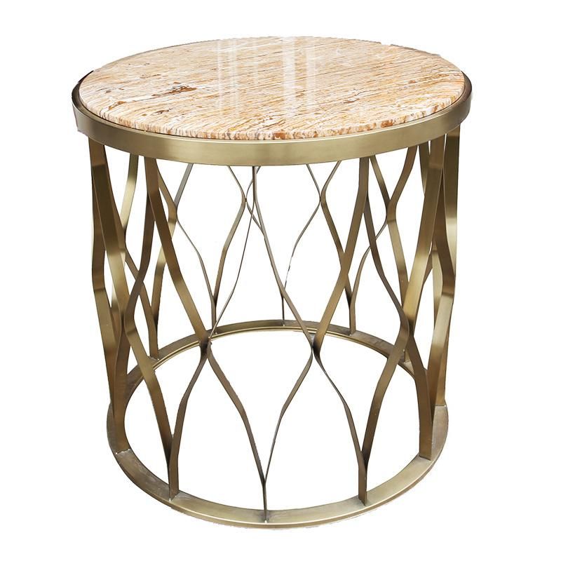 Black Tempered Glass Coffee Table with Rose Gold Frame