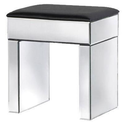 Durable and Brand Mirrored 2 Drawer Dressing Chair for Home
