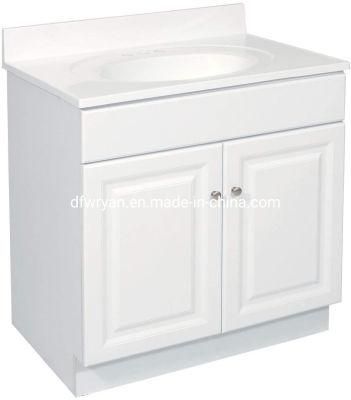 800mm PVC Film Bathroom Vanity Unit Basin Sink Storage Cabinet Furniture