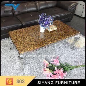 Living Room Furniture Marble Table Coffee Metal Tables