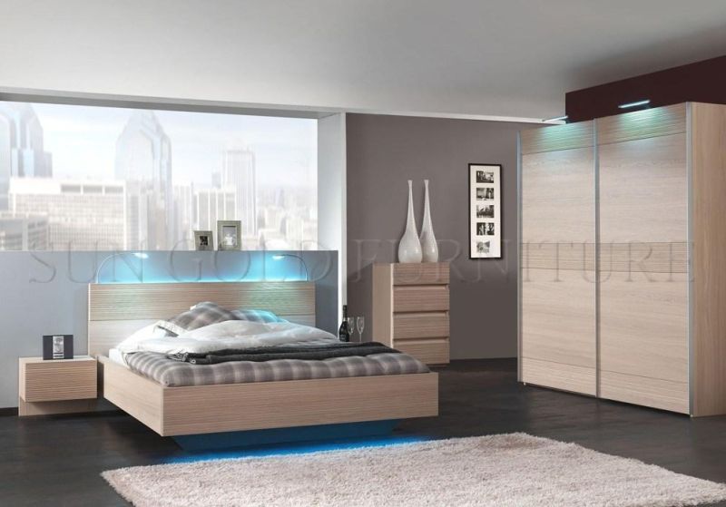 Wholesale Cheap Mosern King Size Storage Wooden Bed with Box/Bed Frame/Modern Bedroom Furniture