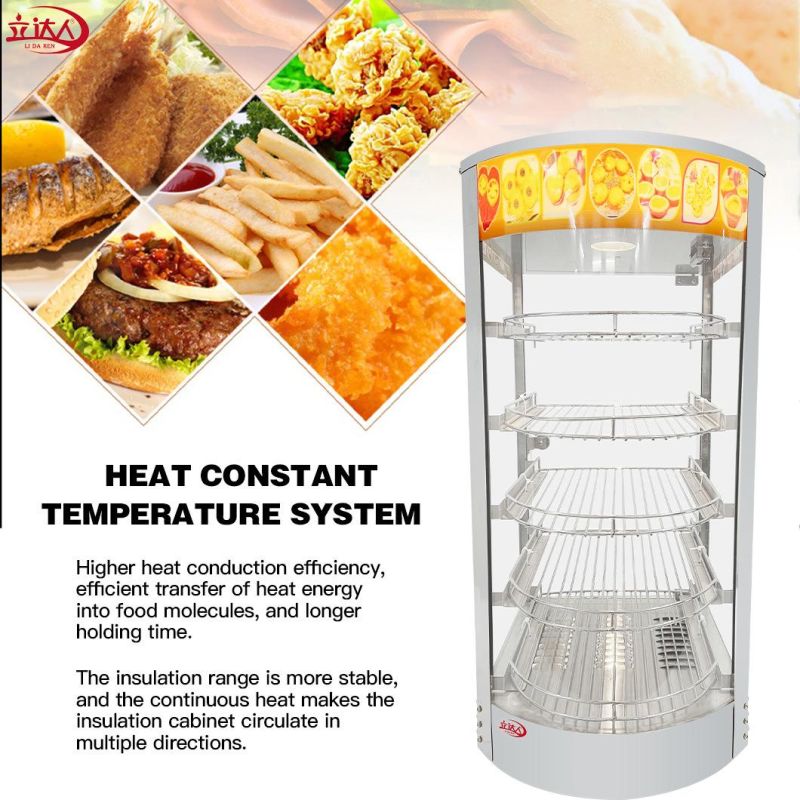 Disaply Cabinet Commercial Restaurant Equipment Glass Food Warmer Display Showcase/Showcase Display/Display Showcase Table