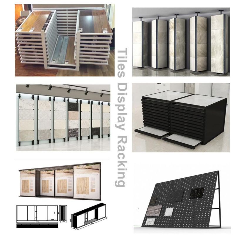 Sample Board Glass Mosaic Wing Display Racks Stone Tile Display Stands