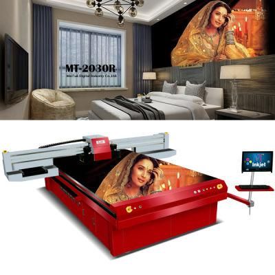 Wide Format Digital LED UV Flatbed Printer with 1440dpi for Glass/Wood/Metal