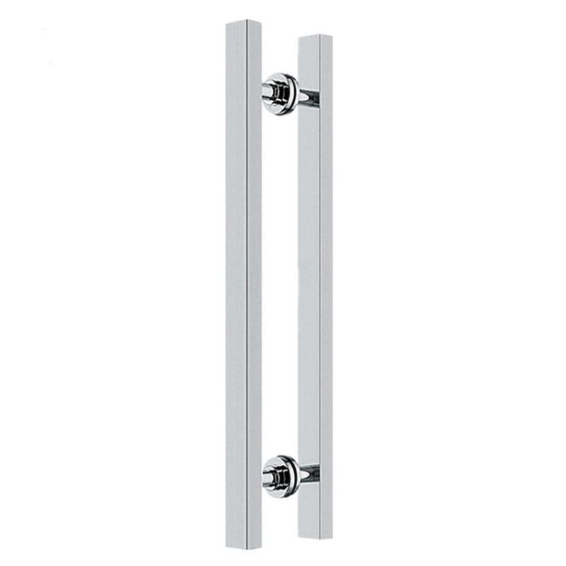 Handles Gate Stainless Steel Hardware Glass Double Pull Metal Design Door Handle (01-140)