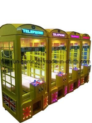 Metal Cabinet Arcade Toy Crane Amusemnt Prize/Gift Game Machines with Good Quality