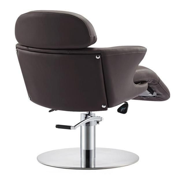 Hl-7273A Salon Barber Chair for Man or Woman with Stainless Steel Armrest and Aluminum Pedal