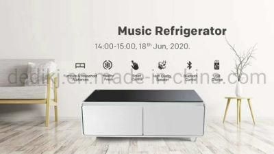 Apartment Refrigerator Party Tea Table Freezer Smart Coffee Table Music Fridge