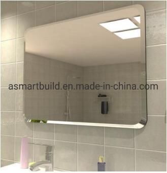 4mm 5mm 6mm Beveled Edges Polished Silver Tempered Safety Mirror Glass/LED Bathroom Mirror for Hotel Decoration