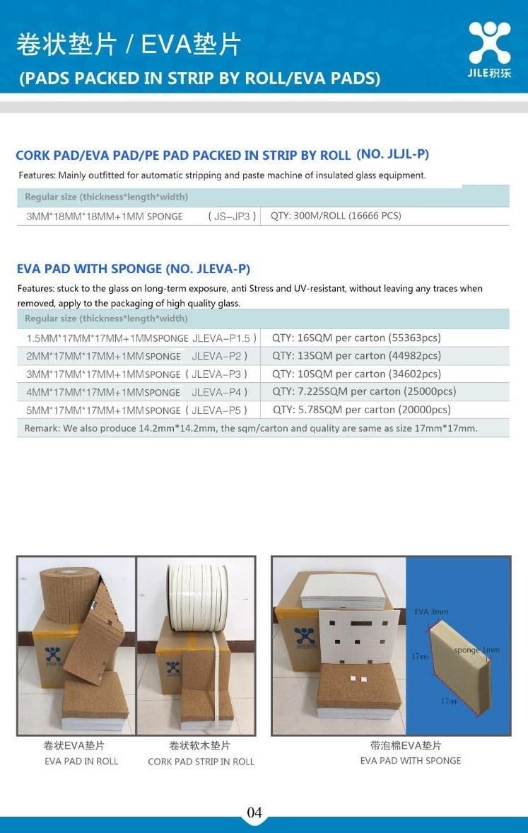 Glass Protection Cork Pads