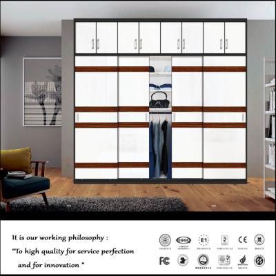 Modern Wooden Wardrobe Design with 2 Sliding Doors