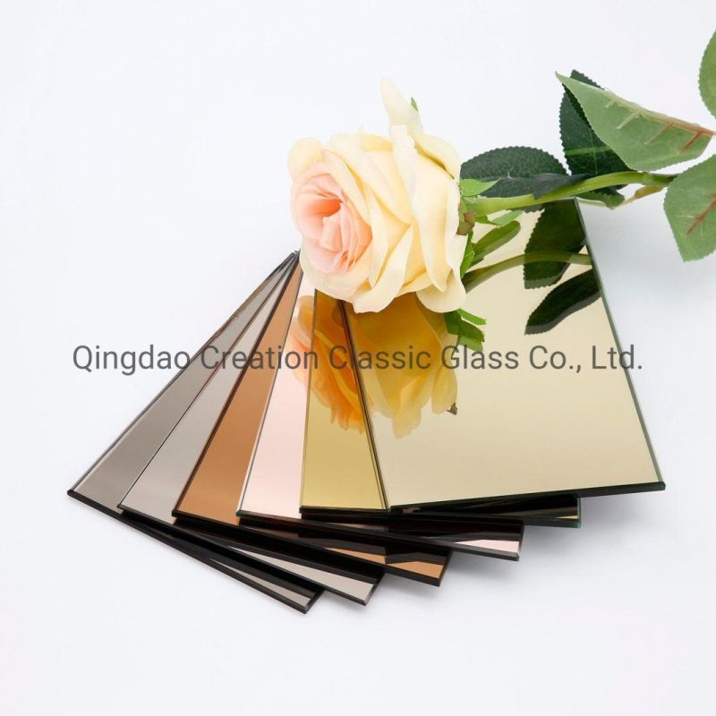 4mm-10mm Bronze/Pink/Blue Reflective Glass for Building/Window Glass