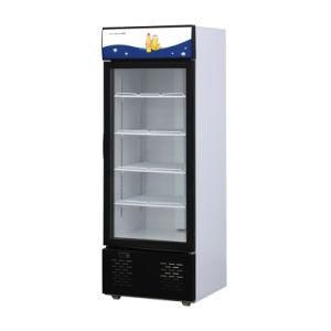 Glass Doors No Frost Commercial Upright Display Chiller Beverage Showcase
