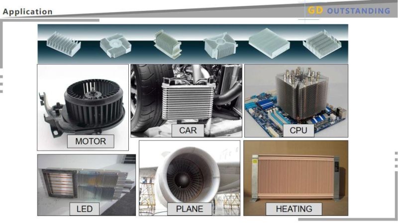 Aluminium Alloy Motor Housing Profile Customized Shapes and Sizes