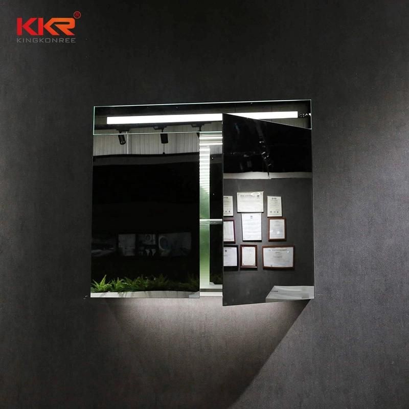 Cheap Luxury Apartment Bathroom Makeup Touch Glass LED Mirror