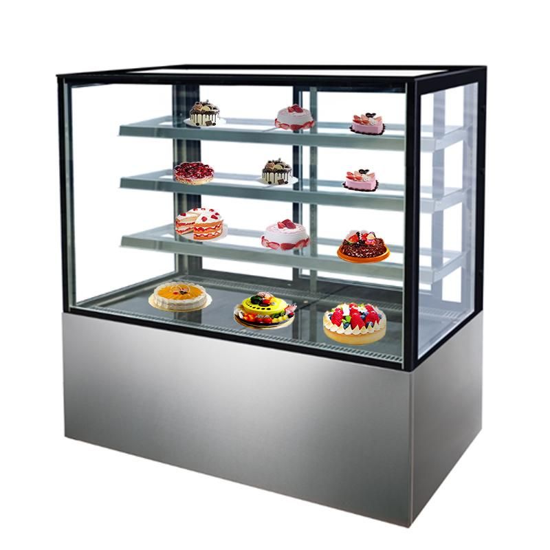 Stainless Steel 4 Layer Pastry Cake Display Fridge Bakery Display Cake Showcase Bakery Display Cabinet for Sale