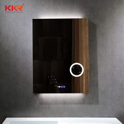 Bathroom Light Frameless Mirror Wall Mounted Heating Pad LED Mirror