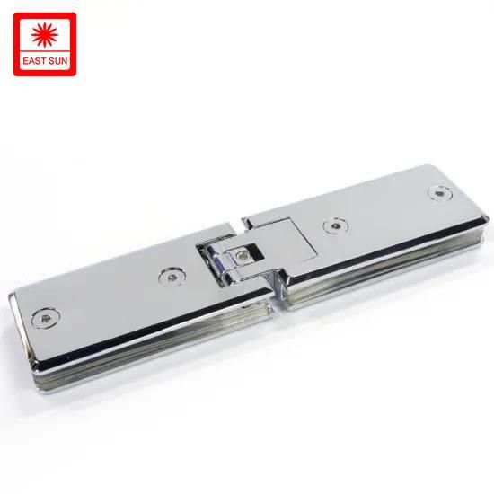 Decorative Brass Adjust Rectangle 180 Degree Cardine Cabinet Hinge Glass to Glass Door Hardware, Glass Hinge for Shower Room (ASH-503)