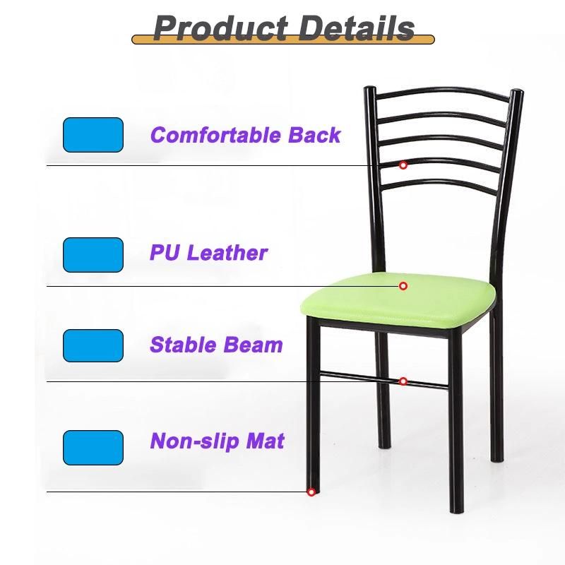 Lower Price Restaurant Furniture PU Seat Stacking Wedding Banquet Party Metal Chair for Hotel