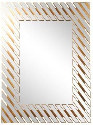 Elegant Geometry Decorative Rectangular Home Decor Wall Mirror Makeup Mirror