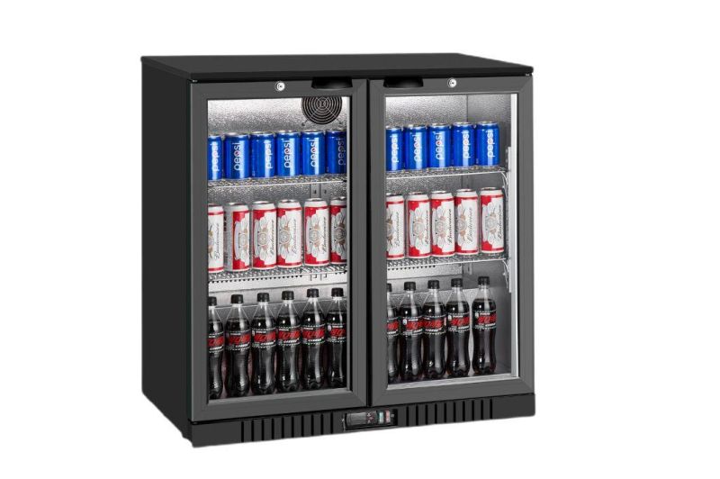 Double Doors Display Cooler Under Counter