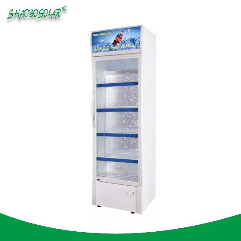 Refrigerator Solar DC Display Case Cooler Show Case 86 Liters 70W