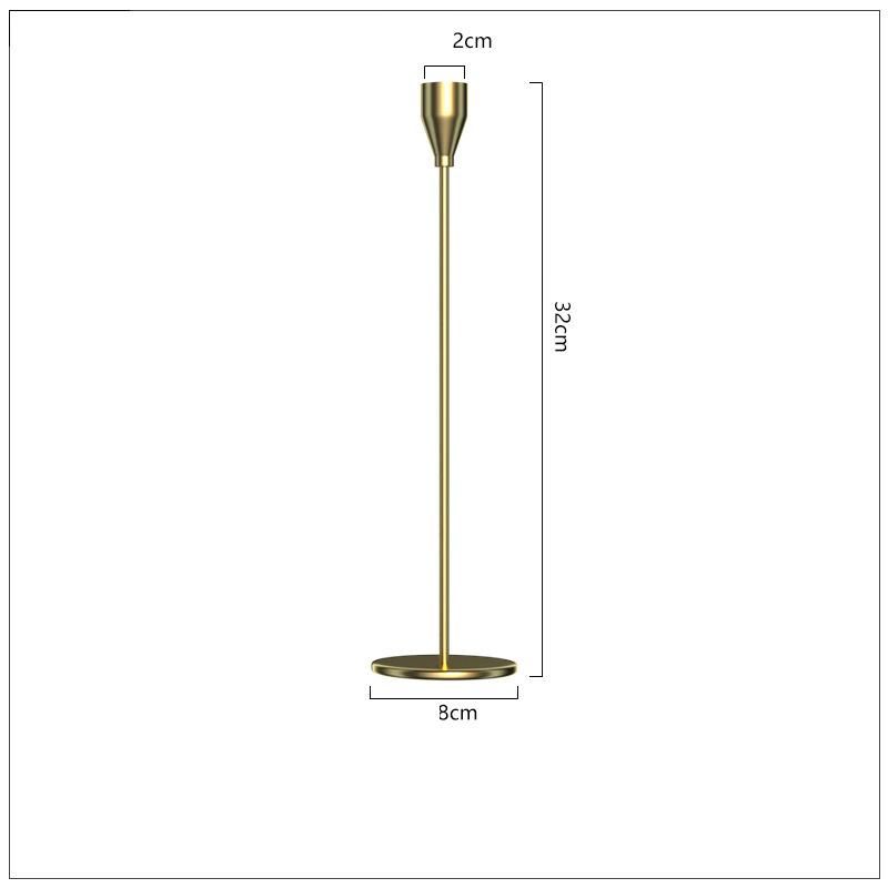 Holders Metal Cylinder Glass Wedding Gold Vase Decoration High Candlesticks Black Candlestick Colour Tall Candle Holder