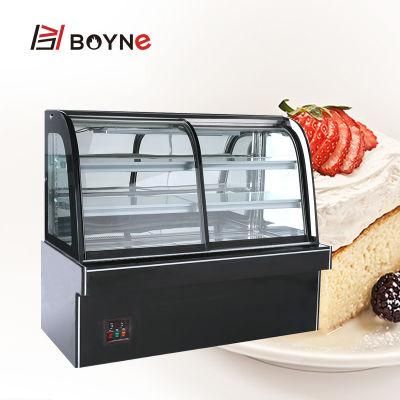 Quality Cake Shop Glass Door Cake Refrigeration Display Showcase