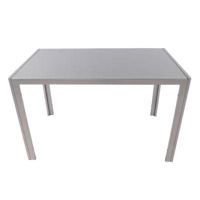 Factory Design Simple Style High Strength Glass Dining Table