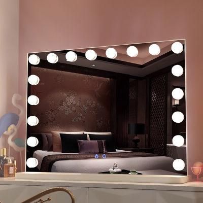 Hollywood Super Star Makeup Vanity Mirror with LED Light Bulbs