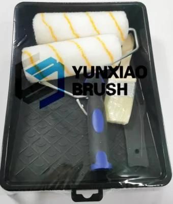 6 PCS Best Quality Paint Tray Europe Style Paint Roller Brush Set