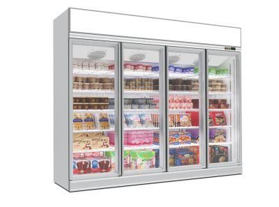 Large Super Market Freezer Display Big Cabinet Case Deep Fridge Showcase