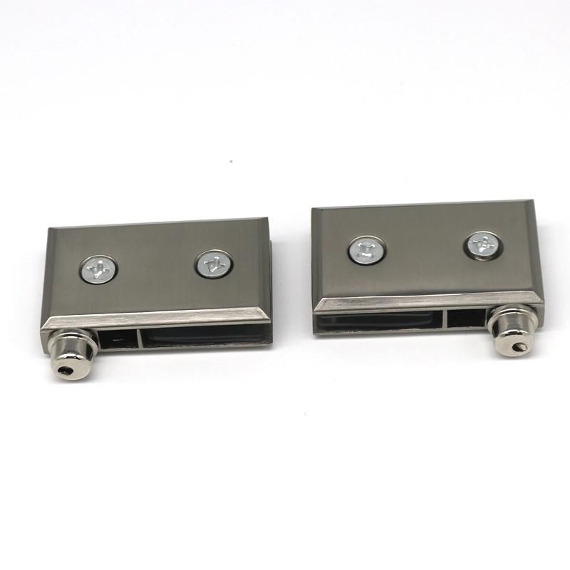 Glass Panel Hardware Zinc Alloy Chrome Finish Glass Clip