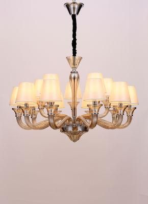 American Style Latest Elegant Living Room/ Restaurant Ceiling Lamp Shades Chandelier China Factory Supplier