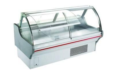 Green&Health Commercial Fresh Meat Deli Food Display Cabinet Showcase for Butchery Store