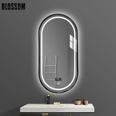 Luxury Glass Smart LED Lighted Home Decor Wall Mirror for Bathroom Cabinet