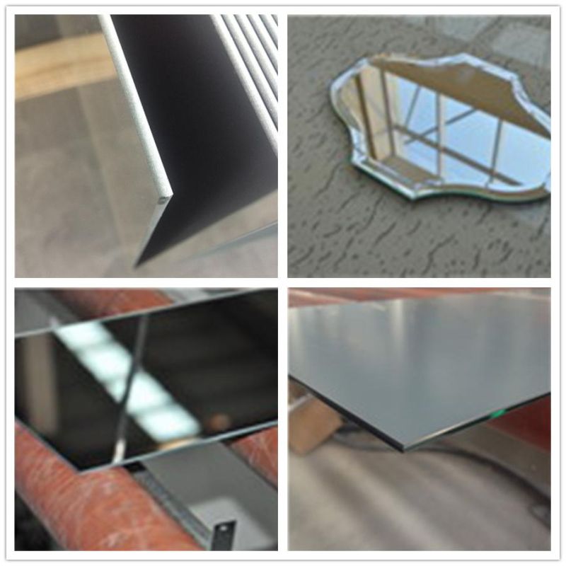 Clear Colored Glass Sheet Aluminum Mirror