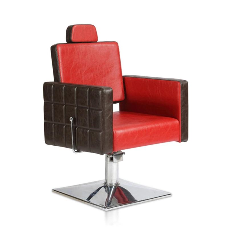 Hl-1168 Salon Barber Chair for Man or Woman with Stainless Steel Armrest and Aluminum Pedal